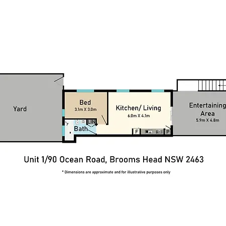 Beachside At Brooms Brooms Head Exterior photo